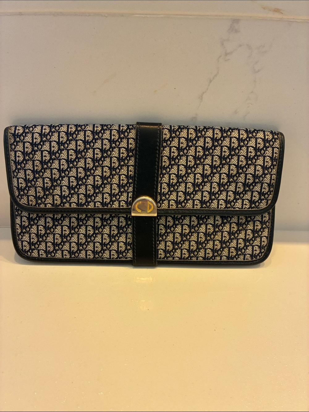 Vintage Christian Dior Monogram Wallet Clutch